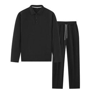 Pijamas Personalizadas a Precio Razonable 2026, Camisa de Manga Larga y Pantalones con Cordón, Limpios, Cómodos y Transpirables - Product Image 1