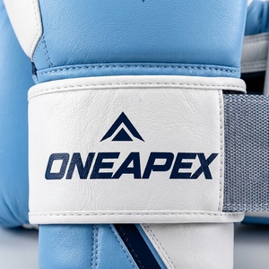 Guantes de Boxeo Transpirables Azules y Blancos, Guantes de Entrenamiento Profesional, Guantes de Boxeo Acolchados, Logotipo Personalizado OEM, Guantes Deportivos al por Mayor - Product Image 4