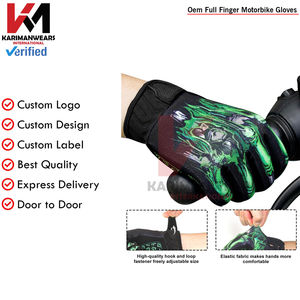 Guantes de Motocicleta con Palma Reforzada, Equipo de Protección Duradero para las Manos, Ajuste Cómodo para Motos de Carretera, Turismo y Carreras - Product Image 5