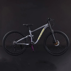จักรยานเสือภูเขาขนาด 26 27.5 นิ้ว โครงเหล็กคาร์บอน ระบบเบรกไฮดรอลิกสีเทา 8 9 10 สปีด สำหรับผู้ใหญ่ - Product Image 4