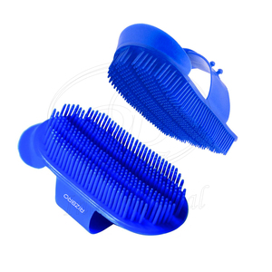 หวีแปรงขนม้าพลาสติกขนแปรงเล็ก - อุปกรณ์ดูแลขนสัตว์ขนาดใหญ่แบบใช้ซ้ำได้ - Product Image 4