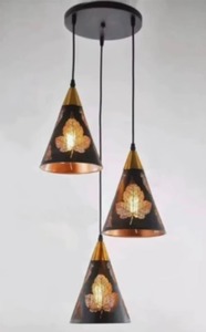 Lámpara Colgante de Techo Industrial con Jaula de Latón para Dormitorio, con Soporte, Estilo Diwali - Product Image 2
