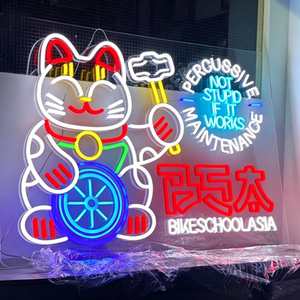 Neon Style Faux <b>LED</b> Channel <b>Letters</b> 3D Party Rectangle Illuminated Storefront Sign IP67 Rated 2-Year Warranty - Product Image 2