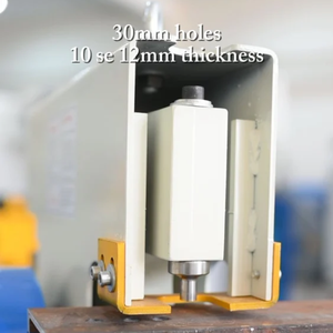 Máquina Punzonadora, Cortadora y Entalladora Hidráulica QA36 12BH de 120 Toneladas para Fabricación de Metal, Industrial, de Alta Resistencia, Semiautomática - Product Image 3