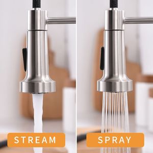 ก๊อกน้ำห้องครัวอัจฉริยะสีดำแบบสัมผัสอัตโนมัติ ไม่ต้องใช้มือ - Product Image 1
