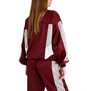 Women's <b>White</b> Black Solid Casual Hooded Short Sports Wear <b>Set</b> Long Sleeve Regular Fit Full Waterproof Fleece <b>2</b>-<b>Piece</b> Sports Wear - Product Image 5