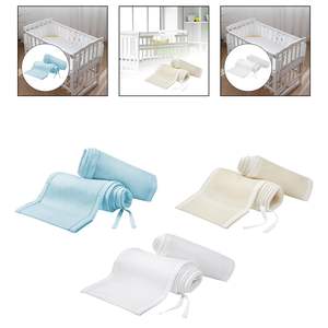 Protector de Cuna para Bebé, 100% Algodón Orgánico, Transpirable, de East Coast Corp - Product Image 5