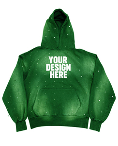 Sudadera con Capucha Verde de Última Moda 2026, Unisex, Informal, Otoñal, Tejida, con Gráfico de Letras, Personalizable, OEM ODM - Product Image 1