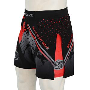 Custom Printing Sublimation High Street BJJ MMA Fight <b>Shorts</b> Built-in <b>Compression</b> Lining Quick Dry Eco-Friendly No-Gi - Product Image 6