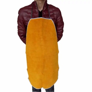 <b>Leather</b> Industrial Heavy Duty Cowhide Split <b>Leather</b> Welder Safety Apron Household Cleaning <b>Tools</b> Accessories Apron for Body - Product Image 1