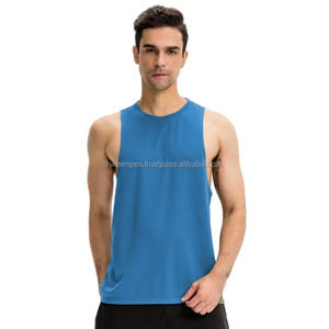 Hommes Gym débardeur lâche décontracté musculation gilet respirant sans manches chemise séchage rapide Sport Singlet course t-shirt homme vêtements - Product Image 3