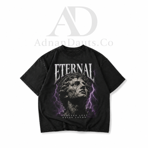 T-shirt streetwear personnalisé pour homme |   Fournisseur de T-shirts graphiques surdimensionnés en coton 100% avec impression DTF et effet délavé à l'acide - Product Image 6