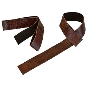 Professional Leather <b>Lifting</b> <b>Straps</b> Strong Wrist Protection <b>Straps</b> <b>For</b> Weightlifting And Strength Training Sessions - Product Image 1
