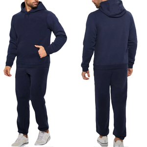 Conjunto Deportivo Clásico para Hombre, Sudadera con Capucha y Pantalones Jogger de Color Sólido, de Alta Calidad, Informal para Uso Diario - Product Image 6