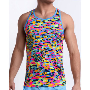 Meilleure Vente Débardeur Imprimé Sans Manches pour Entraînement, T-shirt de Fitness Personnalisé, Vêtements de Sport pour Gym, Course à Pied, Vente en Gros - Product Image 4