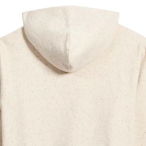 Sweat-shirt à capuche en molleton coupe décontractée, couleur naturelle mouchetée, en mélange de coton doux, pull à capuche décontracté, chaud, unisexe, streetwear - Product Image 3