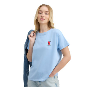 Solid Trader Luxury Quality Ultra Soft Durable Seamless Finish Minimalist Solid Color Elegant Classic Women Tee Shirt - Product Image 1