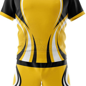 Advanced Performance Polyester Rugby Uniform For Competitive Leagues Reinforced Seams <b>Athletic</b> Wear - Product Image 5