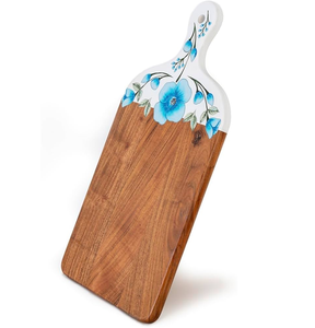Tabla de cortar de madera maciza con diseño impreso para uso diario en la cocina, tabla para cortar frutas y verduras al mejor precio. - Product Image 5