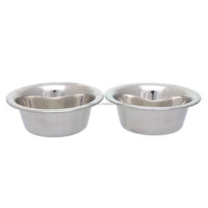 Double Diner Automatic Pet <b>Feeder</b> 2L Capacity with Stainless Steel Bowls Curved Wooden <b>Raised</b> Stand for Pets' Feeding - Product Image 2