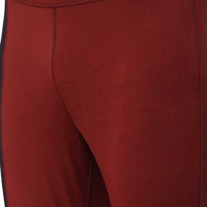 Leggings de compression personnalisés pour hommes, couleur bordeaux, avec blocs de couleur, collants de fitness, patchwork noir et gris, pantalons de sport pour la gym, vente en gros OEM - Product Image 5