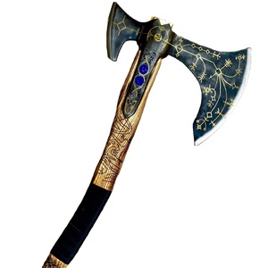 Venta directa de fábrica de alta calidad hecho a mano de acero al carbono <span class=keywords><strong>God</strong></span> <span class=keywords><strong>Of</strong></span> <span class=keywords><strong>War</strong></span> Leviathan Hatchet hachas multiusos madera <span class=keywords><strong>precio</strong></span> inmejorable - Product Image 1