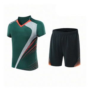 Conjunto de Camiseta de Fútbol Sublimada Verde para Hombre, Manga Corta, Absorbe la Humedad, Transpirable, Uniforme Deportivo para Todas las Temporadas - Product Image 6