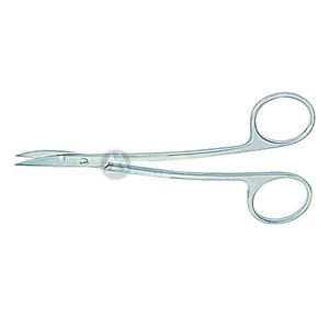 Iris 11,5 cm Instrumentos quirúrgicos dentales de acero inoxidable Fuente de alimentación manual Tijeras de goma Sharp-Sharp - Product Image 2