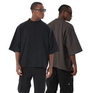 T-shirt Homme Streetwear de Haute Qualité 100% Coton, Coupe Classique, Grammage Lourd, Couleur Unie, Écologique, Logo Personnalisé - Product Image 2