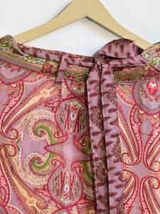 Beautiful Women's <b>Silk</b> Skirt <b>Dress</b> Beach Wear Sweet Reliable Vintage Style Natural Waistline Breathable All Seasons - Product Image 2