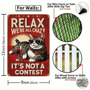 CIFbuy Targa Vintage Retrò in Alluminio 8x12 Pollici per Arredamento Bar Cucina Ufficio e Servizio Ritiro TikTok per Temu - Product Image 2