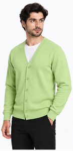 Pull-over en maille brossée pour homme, en nylon/acrylique, anti-rétrécissement, avec motif et logo personnalisés, col rond, chaud et tendance pour l'hiver, vente en gros - Product Image 6