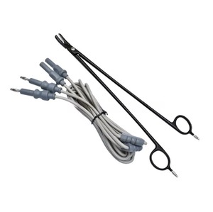 Pince de coagulation bipolaire de haute qualité pour la scellement des artères, noire avec câble, pour la chirurgie laparoscopique et l'hémostase chirurgicale - Product Image 1