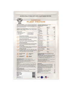 Proteína Vegetal Vegana en Polvo 20–25g de Proteína con BCAA, EAA y Enzimas Digestivas Sabor Vainilla Francesa Caramelo - Product Image 2