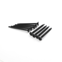 Vis à cloison sèche en acier au carbone PDC Modèle 9 Classe 8.8 Finition phosphate noire/grise Tête bombée/à cornes Autoperceuse à empreinte Phillips