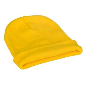 Gorros de invierno cálidos sublimados con diseño personalizado, MOQ bajo, de tejido de algodón de secado rápido, gorros de punto jacquard con puño, con estampado de puntos/frutas/lazos - Product Image 1