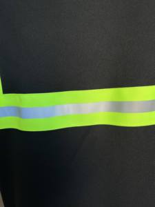 T-shirt respirant à manches courtes pour hommes, très vendu, avec bandes réfléchissantes pour électriciens et mécaniciens, en tissu extensible, idéal pour l'été - Product Image 5