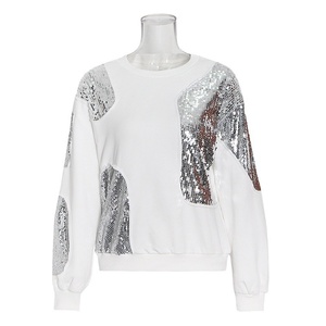 Pull-over Femme Automne à Paillettes Brodées, Nouvelle Collection 2026, Manches Longues, Coupe Ample, Sweat-shirt Tendance - Product Image 5