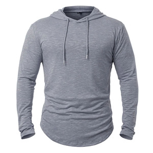 Custom Wholesale Winter <b>Hoodie</b> 100% Cotton Regular Fit <b>Running</b> Workout Casual Embroidery Logo Gym Fitness <b>Men</b> - Product Image 4
