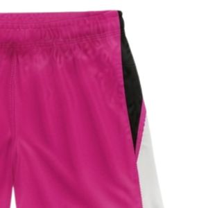 Unisex Pink Black Sublimated Lacrosse Shorts Lightweight Polyester <b>Athletic</b> Match Wear Team Sports Uniform Clothing - Product Image 5