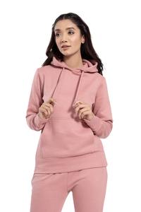 Ensemble jogging femme en molleton uni personnalisé, 2 pièces, sweat-shirt et pantalon de sport - Product Image 5