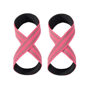 Correas de Neopreno Profesionales Unisex para Levantamiento de Pesas en Forma de 8, Antideslizantes, Accesorios de Gimnasio para Fisicoculturismo y Entrenamiento de Fuerza - Product Image 1