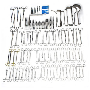 Premium German Quality Laparotomy Surgical <b>Instrument</b> Set Medical Grade Abdominal Surgery Kit Stainless Steel <b>Instruments</b> CE ISO - Product Image 1
