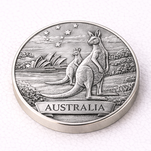 Moneda de recuerdo australiana personalizada de esmalte, chapada en oro, de imitación antigua y moderna, para viajes, ciudades, turismo y regalos promocionales. - Product Image 2