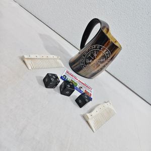 Taza de cuerno de buey de la mejor calidad con diseño ecológico tallado a mano, taza personalizada para cerveza o café, ideal para beber como los vikingos, al mejor precio. - Product Image 1