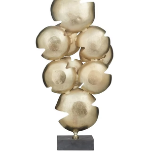 Premium Quality Metallic tall <b>Tree</b> and Aluminium metal gold Sculpture Decoration Modern Brass Handicraft Statue - Product Image 1