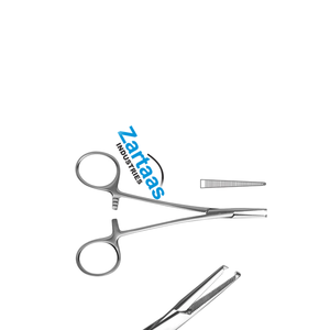 Pince à hémostat Halstead en acier inoxydable de haute qualité, droite, dentée 1x2 dents, 12,5 cm, instrument chirurgical - Product Image 3