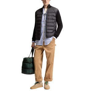 Chaqueta Acolchada de Invierno de Buena Calidad, Cálida y Moderna, con Cuello Alto, Logotipo Frontal, Corte Ajustado, Lisa - Product Image 6