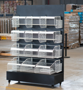 Single Sided Custom Metal Product Display Shelves High Quality <b>Wire</b> <b>Baskets</b>-Easy Installation-OEM Accepted-Vietnam Factory-aDONG - Product Image 2