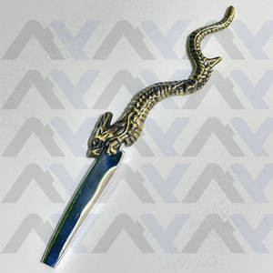 Navaja de Adelgazamiento de Pelo con Diseño de Dragón para Barberos, de Acero Inoxidable, Herramienta para Estilizar el Cabello y Adelgazar la Barba - Product Image 2